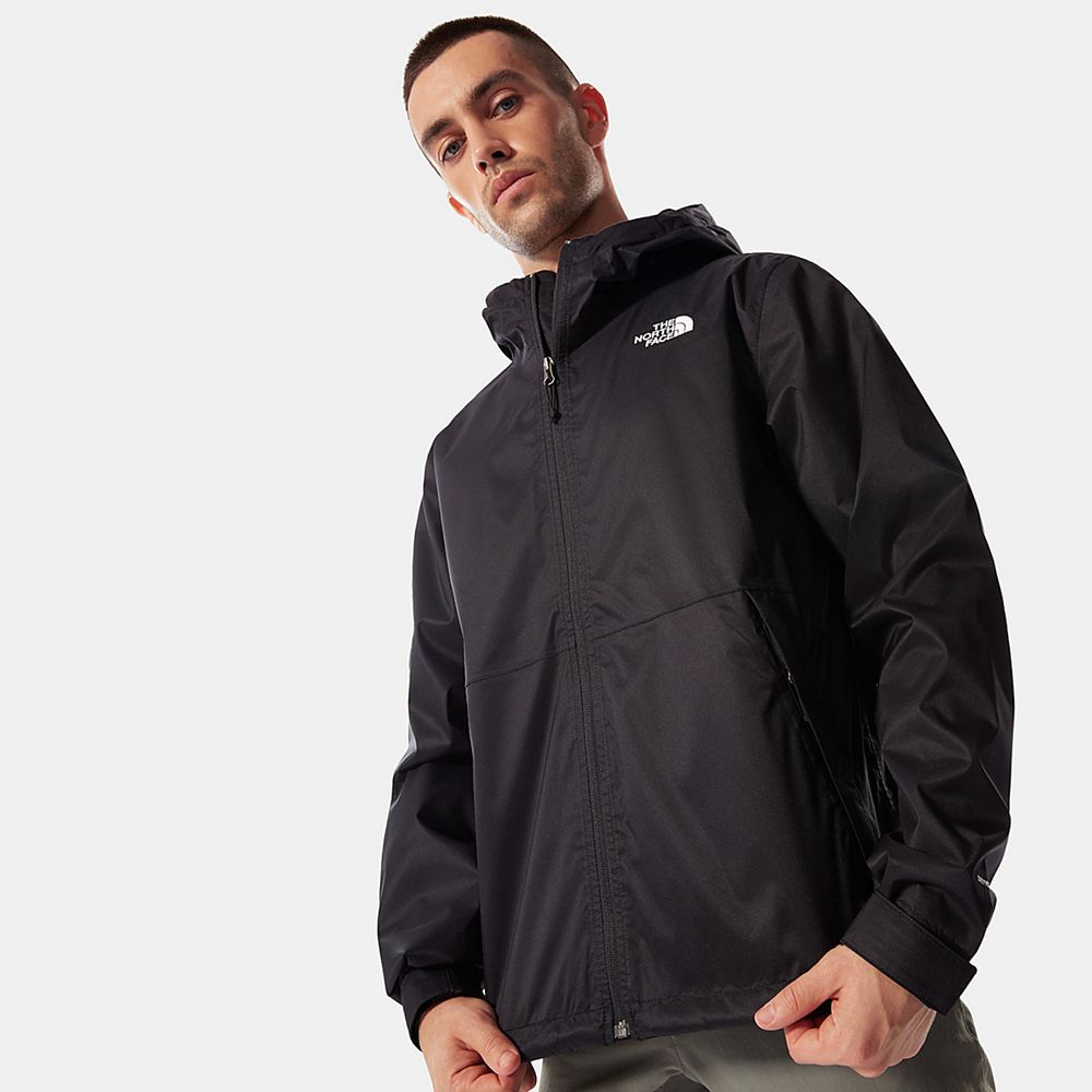 The North Face Rain Jacket Mens Australia - The North Face Millerton Black Mountain (UCA-962317)